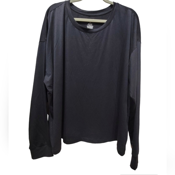 NWT TEK GEAR 3X On-The-Go Gear Long Sleeve Workout Gym Athleisure Top - Picture 1 of 7